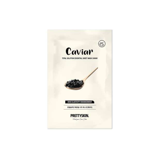 Pretty Skin - Total Solution Essential Sheet Mask - Caviar - 1stück von Pretty Skin