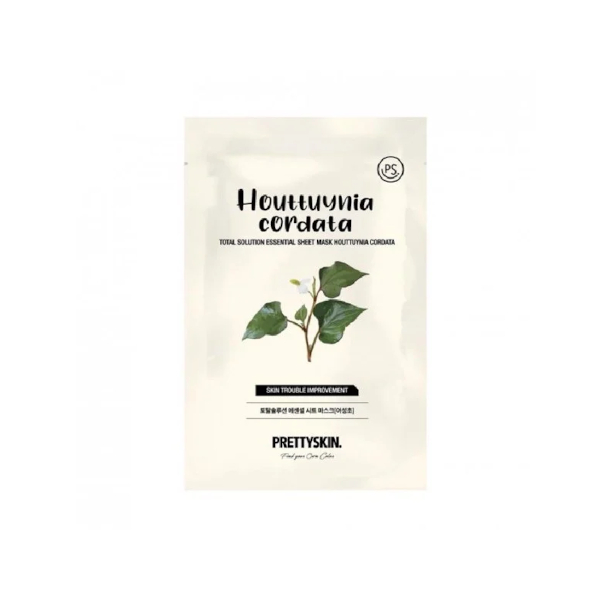 Pretty Skin - Total Solution Essential Sheet Mask - Huttuynia... von Pretty Skin