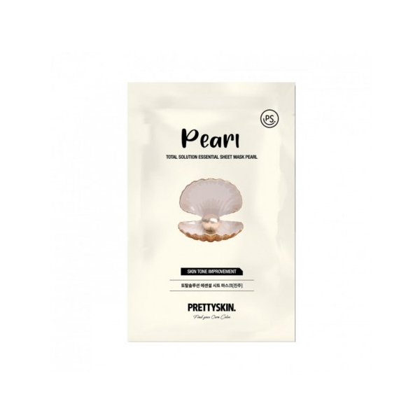 Pretty Skin - Total Solution Essential Sheet Mask - Pearl - 1stück von Pretty Skin