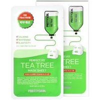 Pretty skin - Perfect Fit Mask Sheet Set - 2 Types Tea Tree von Pretty skin