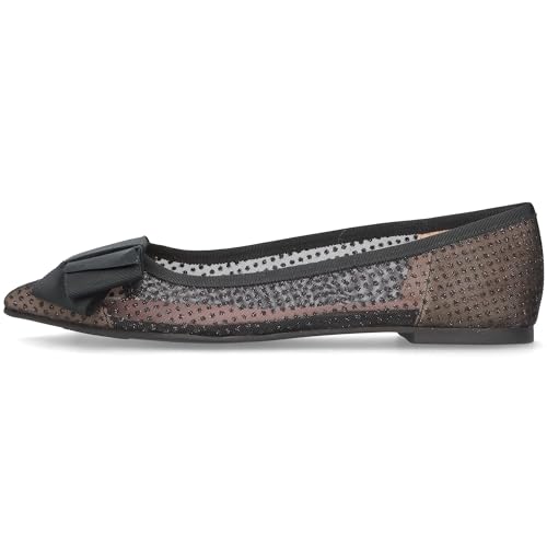 PrettyBallerinas - Elegante Ballerina - Designer Flats (Braun Tejidos V24-41) von PrettyBallerinas