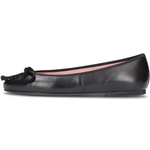 PrettyBallerinas Rosario - Elegante Ballerina - Designer Flats (Schwarz Napa NOS - 38) von PrettyBallerinas