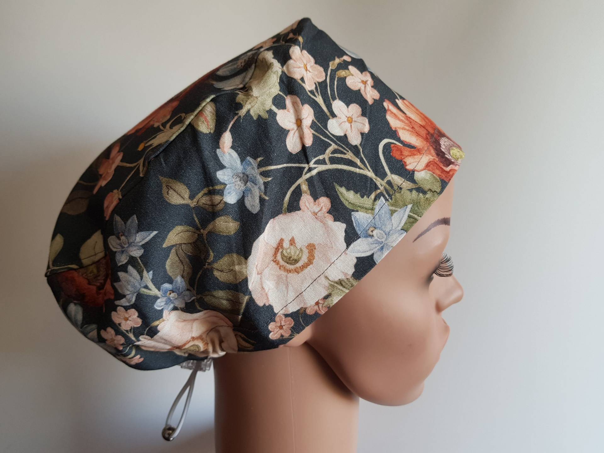 Peeling-Mütze Mit Regler, Op-Mützen Für Damen, Premium-Baumwoll-Krankenschwesternmütze, Boho-Tiere von PrettyHatsShop