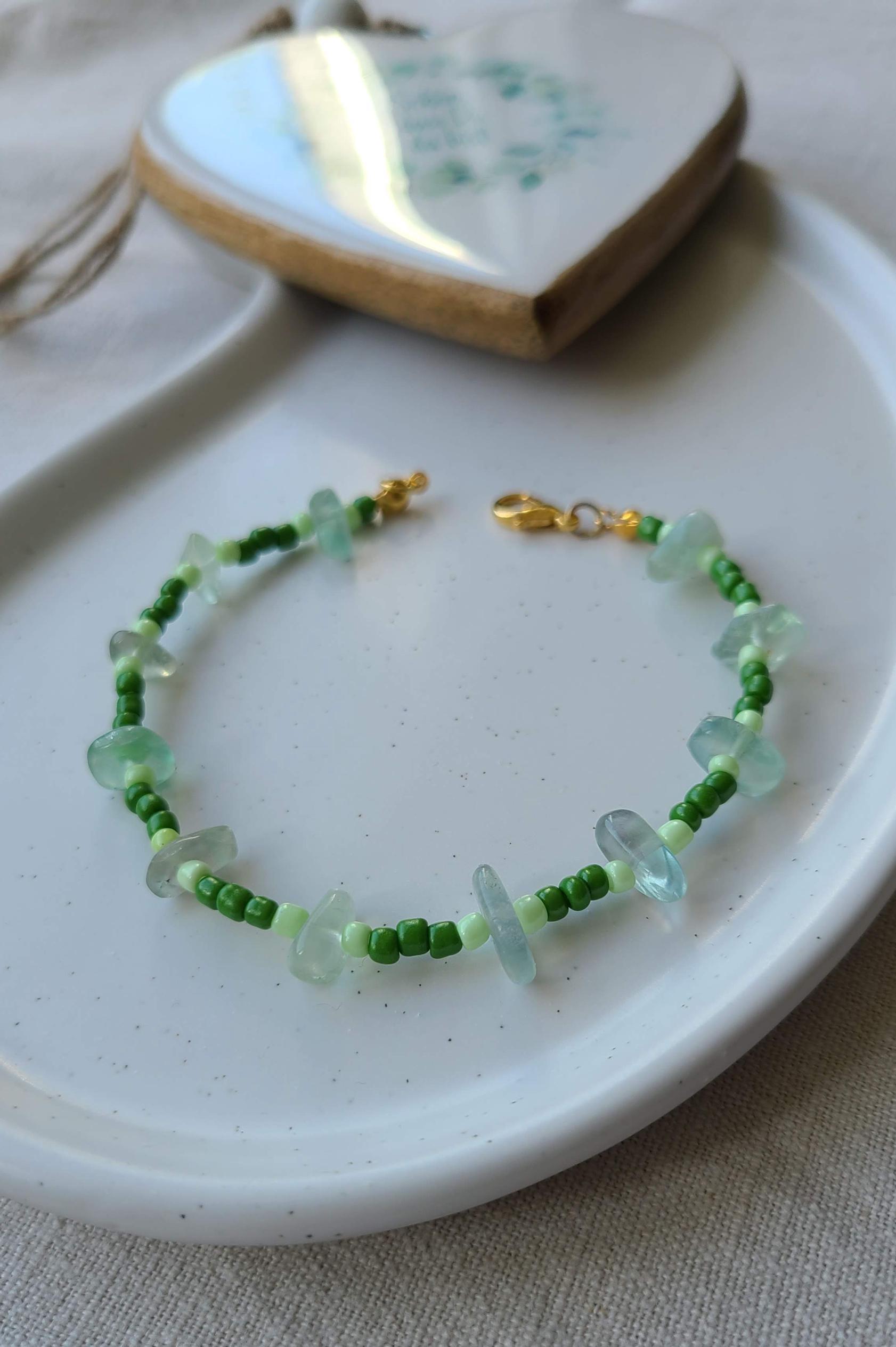 Perlenarmband Aus Edelsteinen -Grün- Geschenk Für Beste Freundin -Mutter - Geburtstag -Liebe Freundschaftsarmband -Glücksbringer Perlenarmband Aus Edelsteinen -Grün- Geschenk Für Beste Freundin -Mutter - Geburtstag -Liebe Freundschaftsarmband -Glücksbringer von PrettyImperfekt