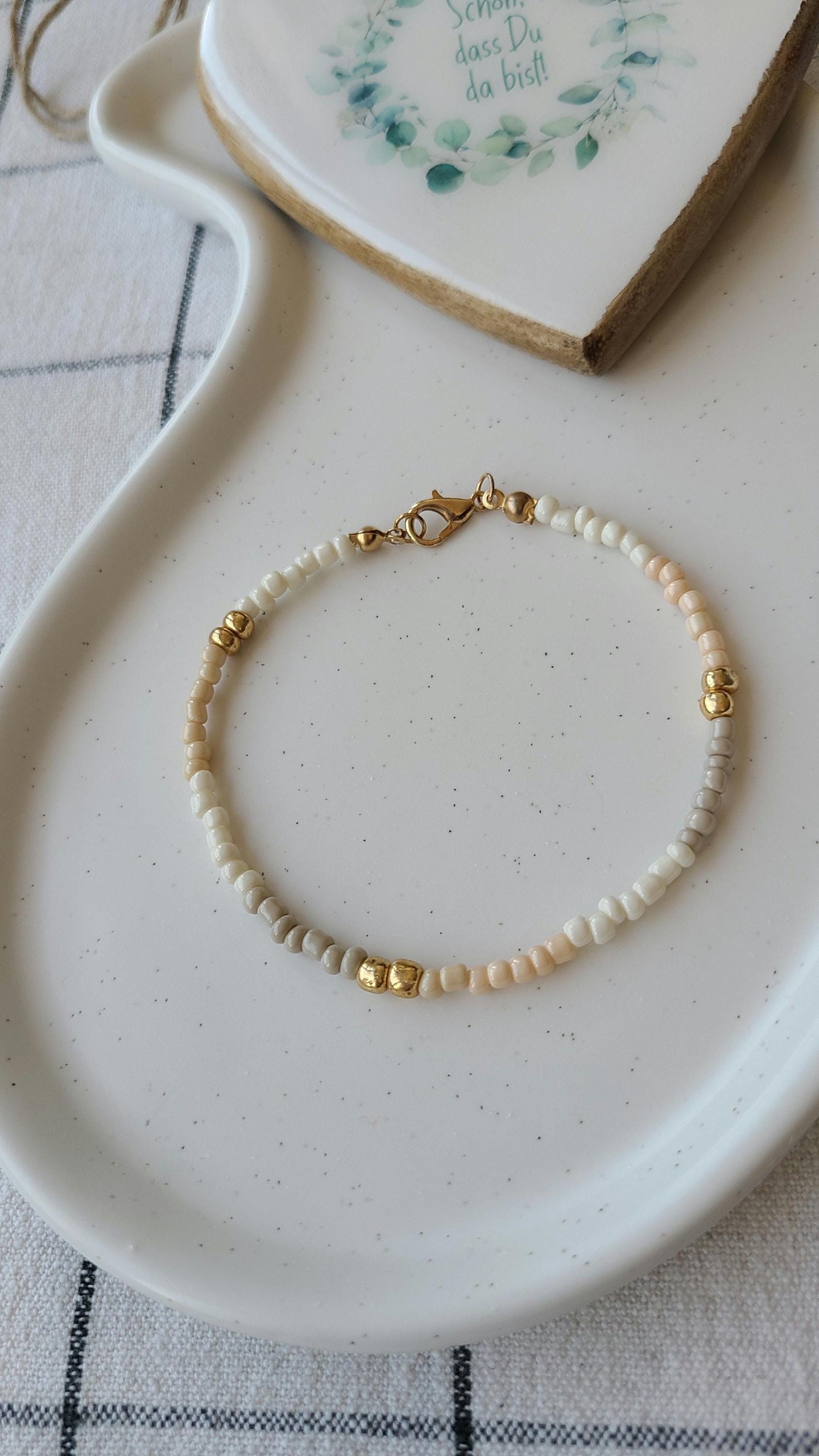 Perlenarmband - Handgemacht Freundschaft -Goldfarben Geburtstag Liebe Valentinstag -Geschenk Beste Freundin -Mutter Perlenarmband - Handgemacht Freundschaft -Goldfarben Geburtstag Liebe Valentinstag -Geschenk Beste Freundin -Mutter von PrettyImperfekt