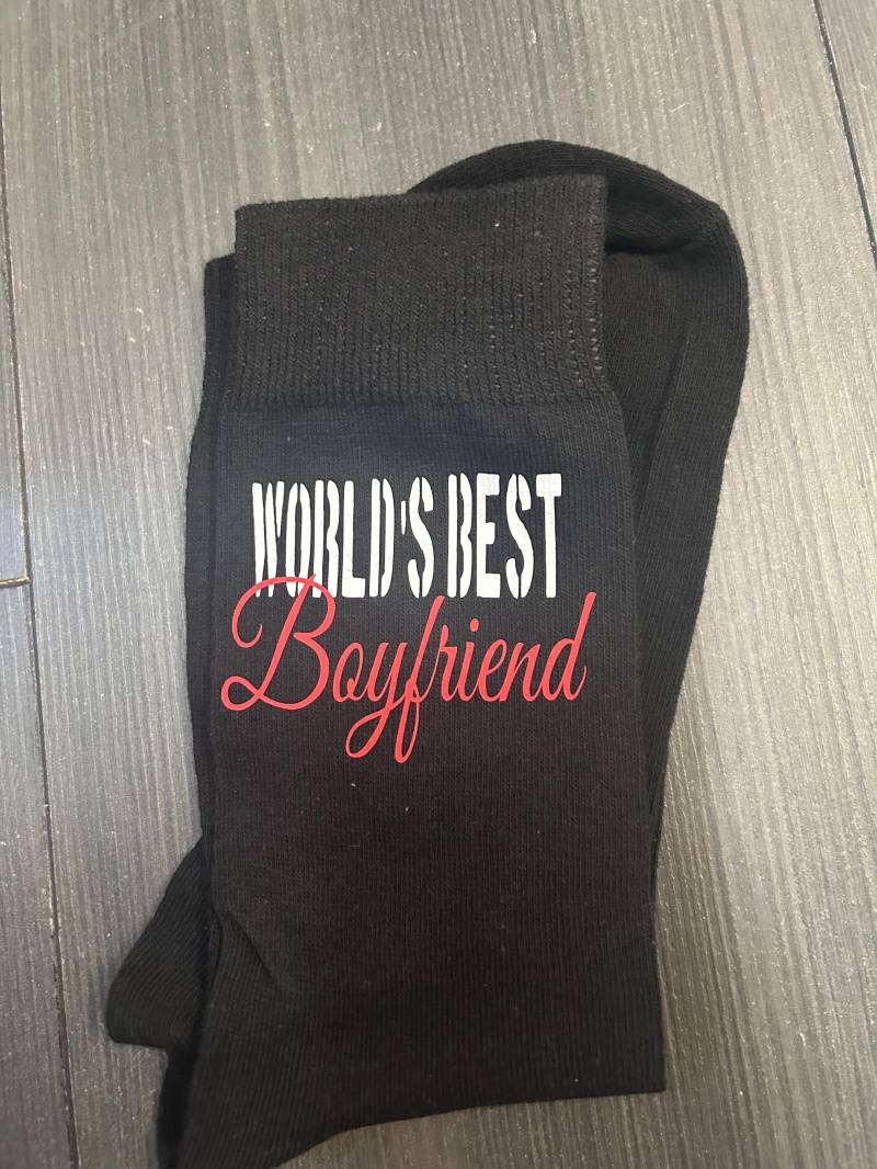 Der Weltbeste Freund Bedruckte Herrensocken von PrettyLittleCustoms1