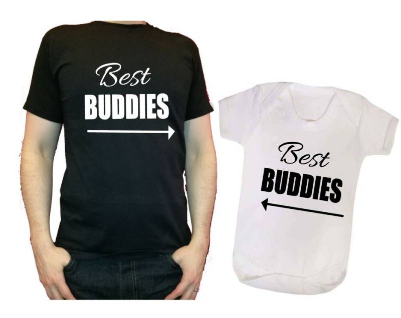 Vatertagsvater Und Sohn Passendes T-Shirt Babyweste Set -Beste Kumpels - Niedlich von PrettyLittleCustoms1