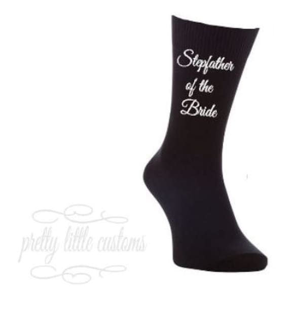 stiefvater Der Braut Hochzeit Party/Geschenk Gedruckte Socken von PrettyLittleCustoms1