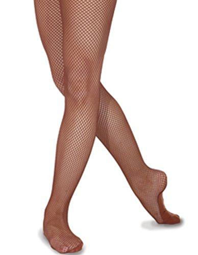 PrettyLoveHose Klassische Netzstrumpfhose, braun, Einheitsgröße T1 bis T3 (36-38-40), 20 den, Damen, Erwachsene Frauen, TIGHTS, Strumpfhose von PrettyLoveHose