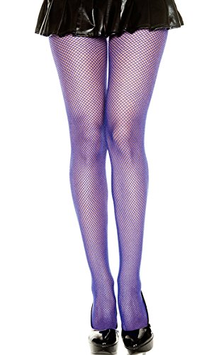 PrettyLoveHose Klassische Netzstrumpfhose (Schwarz, Beige, Weiß, Braun, Gelb, Blau, Rosa, Rot, Grün, Orange), Königsblau, One size von PrettyLoveHose