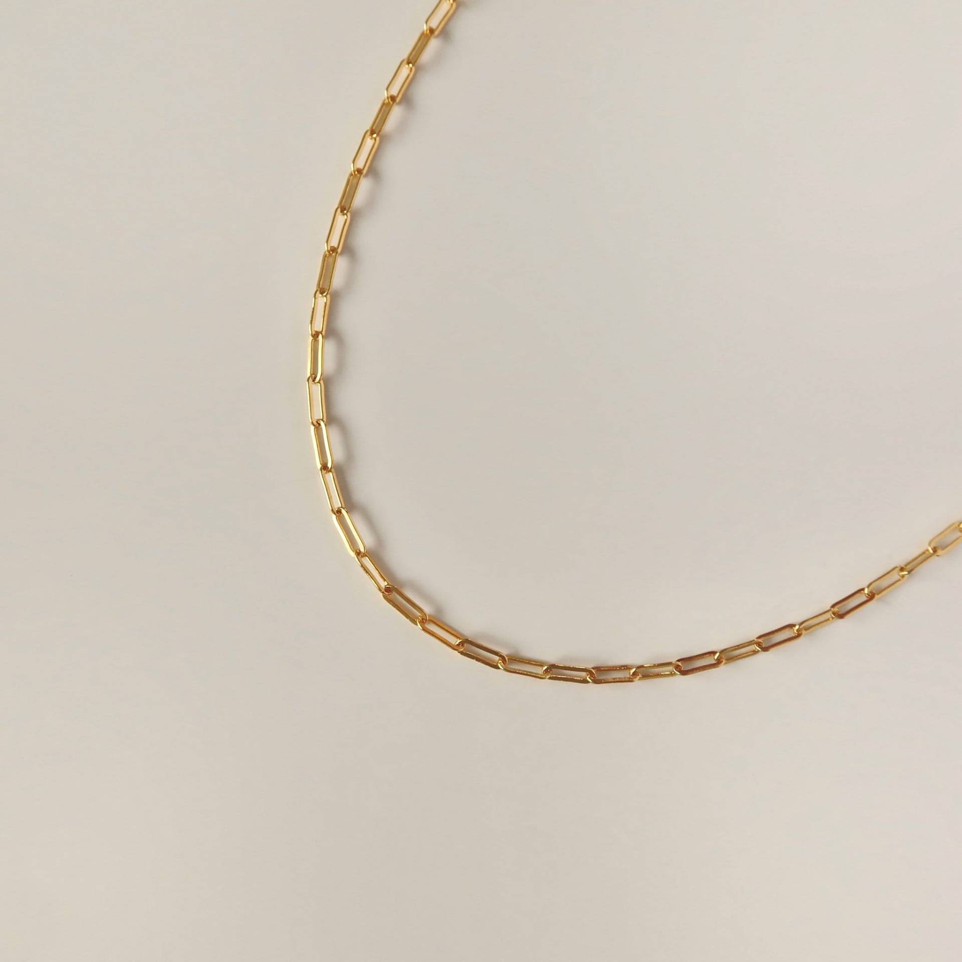 Büroklammer Ketten Halskette - 14K Gold Filled Gliederkette Layering Kette Benutzerdefinierte Halsketten Büroklammer Ketten Halskette - 14K Gold Filled Gliederkette Layering Kette Benutzerdefinierte Halsketten von PrettyPearlfect