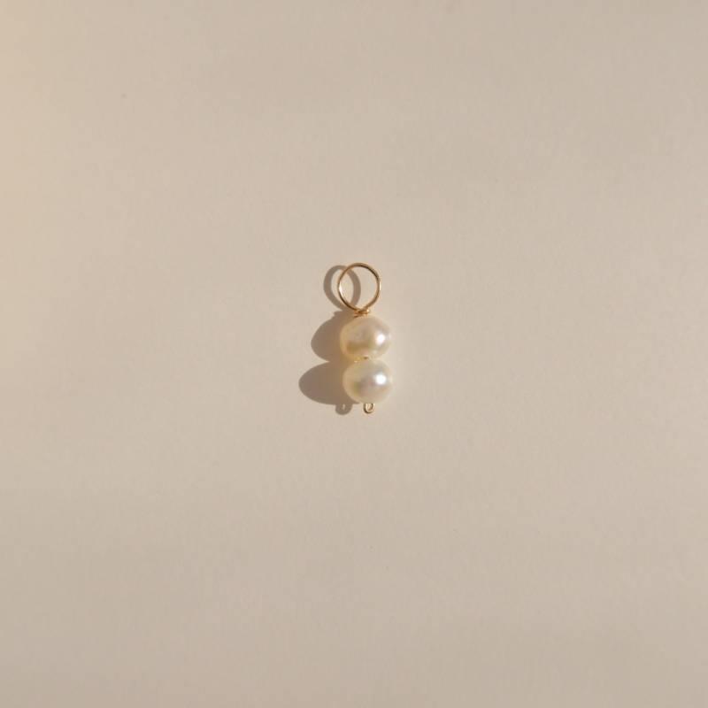 Doppel Barockperlen Anhänger - Süßwasserperlen Fügen Sie Einen Zu Ihren Halsketten Hinzu Für Halskette Individuelle von PrettyPearlfect