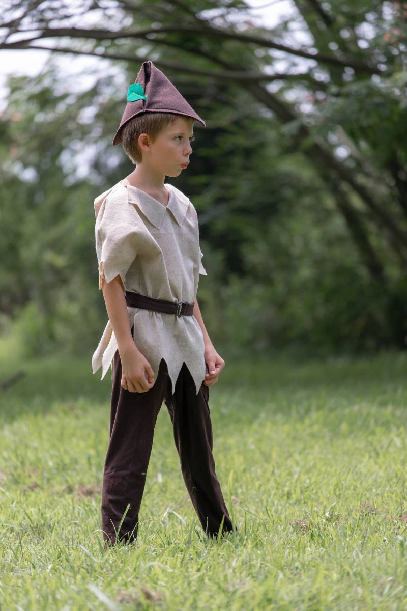 Robin Hood Hut - Peter Pan Halloween Party Geburtstag Handmade von PrettyPrettyApronCo