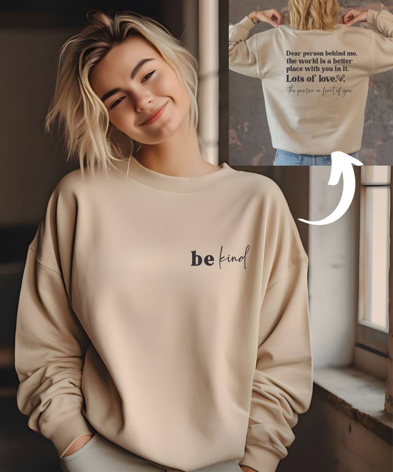 Be Kind Mental Health Matters Sweatshirt Hoodie Pullover Pulli Basic Gift Weihnachtsgeschenk You Matter To Your Mind von PrettyPrintyLilli