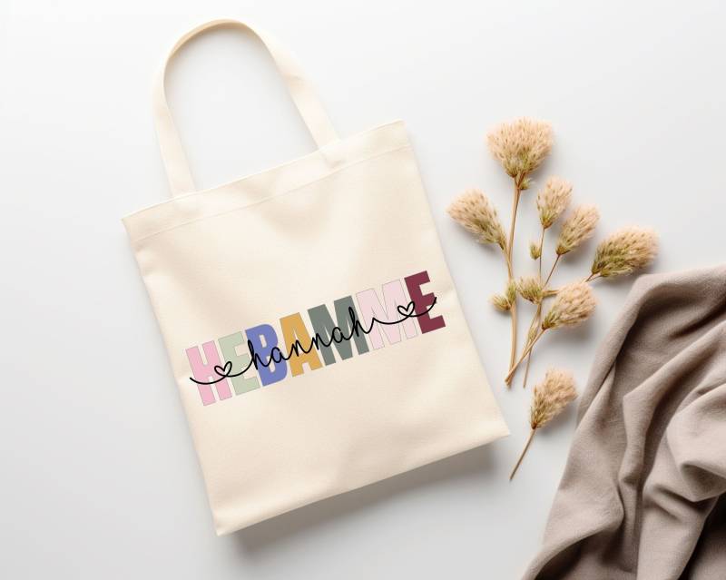 Hebamme Tasche Midwife Bag Gift Birth Worker Elegant Boho Custom Bag Wunschname Geschenk Personalisiert Mit Name von PrettyPrintyLilli