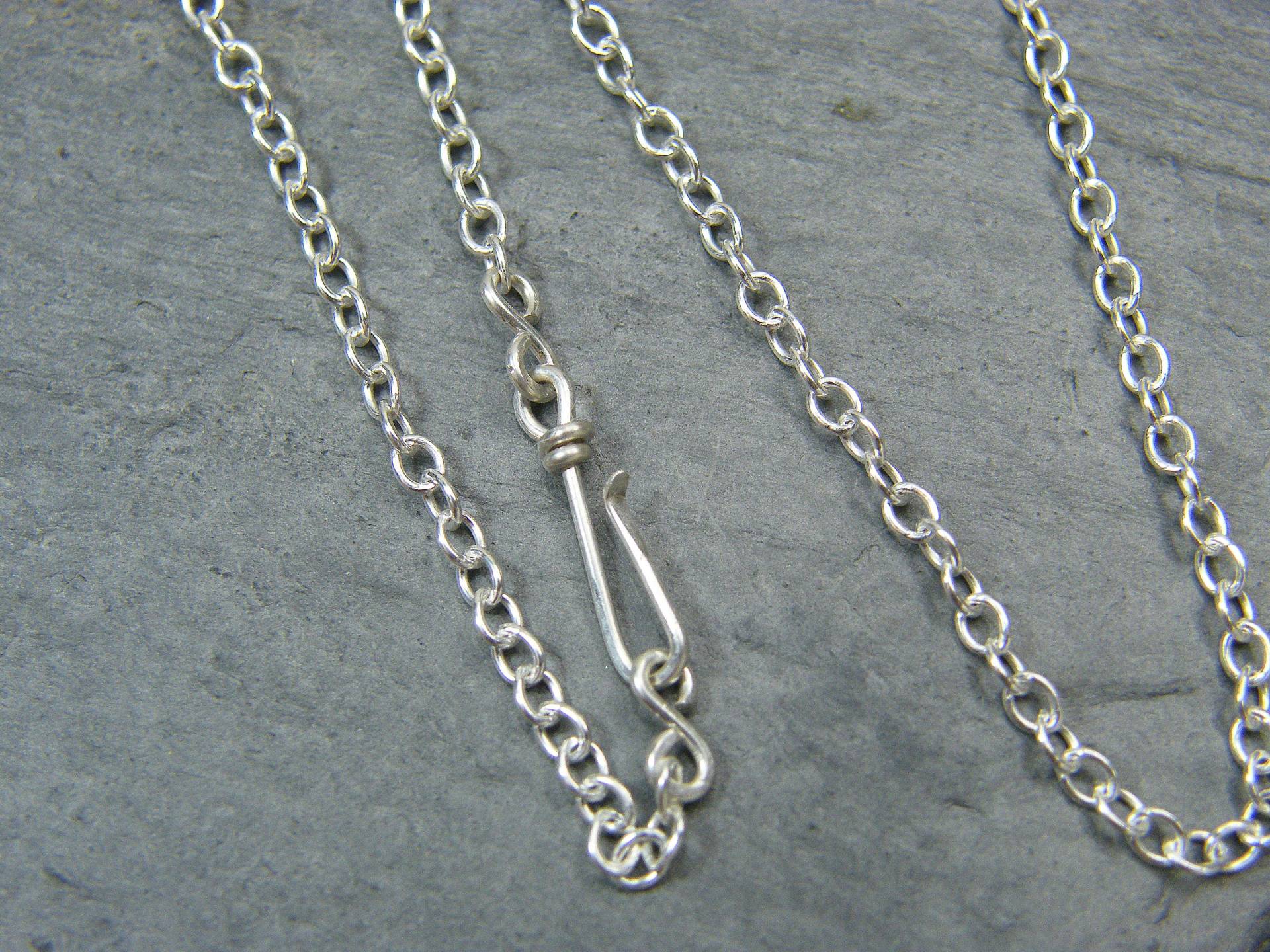 Halskette Mit Anhänger Aus Sterlingsilber Und Handgemachtem Verschluss Halskette Mit Anhänger Aus Sterlingsilber Und Handgemachtem Verschluss von PrettyRocksNSupplies