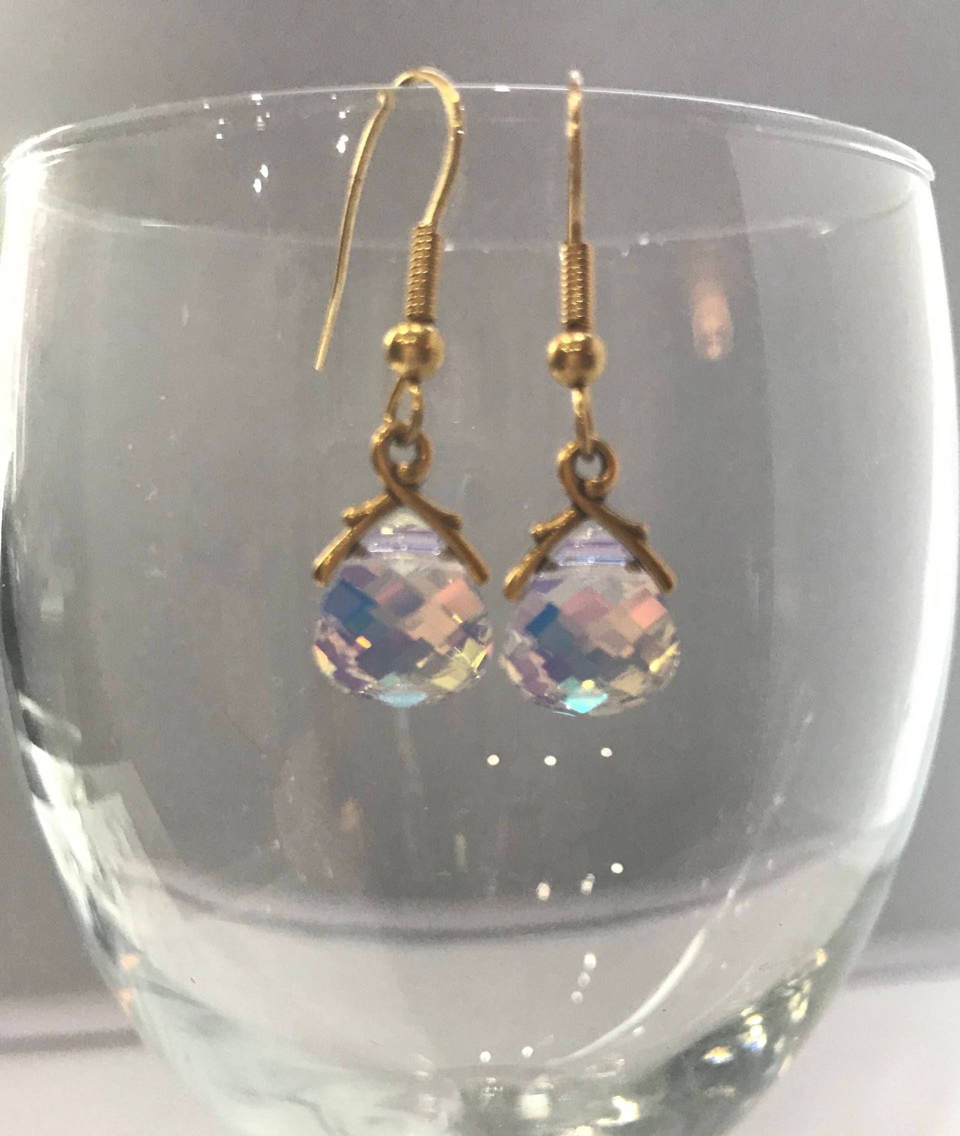Swarovski Kristall Teardrop Ohrringe/Pierced Ohr Ohrringe Swarovski Kristall Teardrop Ohrringe/Pierced Ohr Ohrringe von PrettyStacks