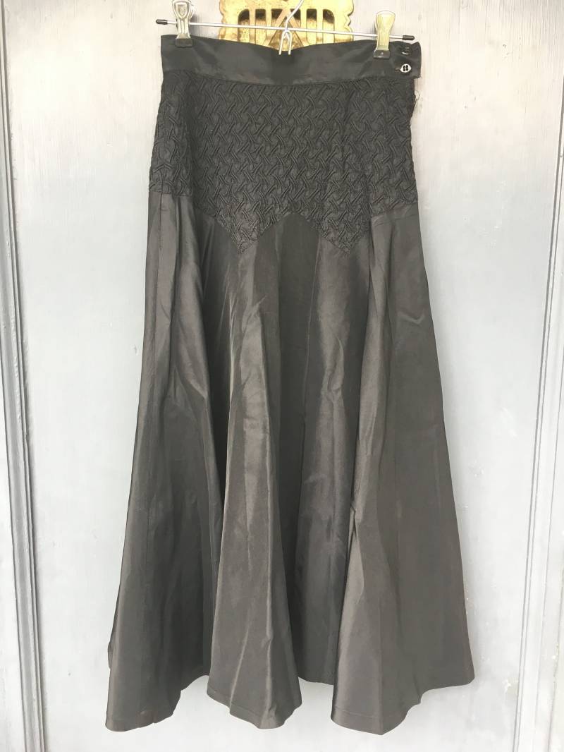 40Er Jahre Verpassen Vorschau Von Sportswear California Schwarz Taftrock Größe 24 Conmar Reißverschluss von PrettyinPDX