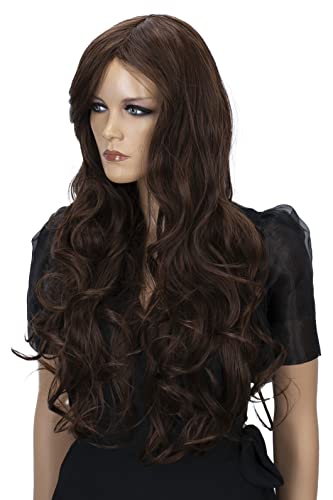 CAISHA Perücke Voluminös Langhaar Cosplay Theater Show Gewellt Braun Mix FP712e von CAISHA