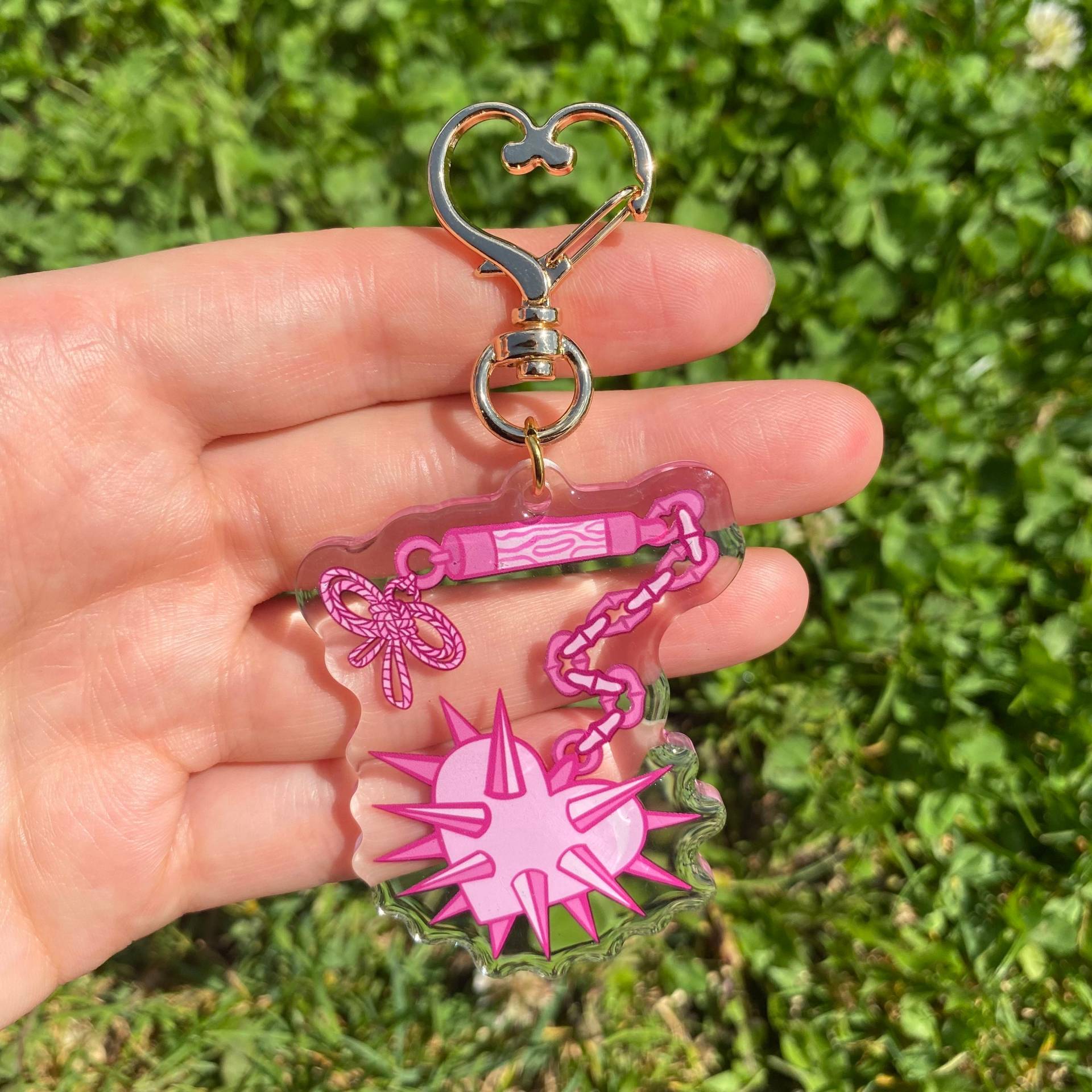 Acryl Keychain With Epoxy Double Sided Printing von Prettysmartfashion