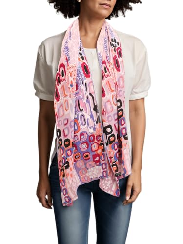 Prettystern Damen-Schal 100% Seide bunt Modern Kunstdrucke Grafik Art - Violett lila P278 von Prettystern