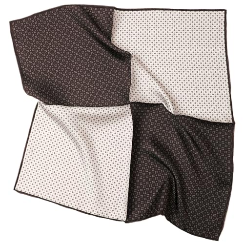 Prettystern Seidenhalstuch Damen Herren kleines Seidentuch Nickituch Sommer Frühling Bandana 59B Silbergrau Prettystern Seidenhalstuch Damen Herren kleines Seidentuch Nickituch Sommer Frühling Bandana 59B Silbergrau von Prettystern