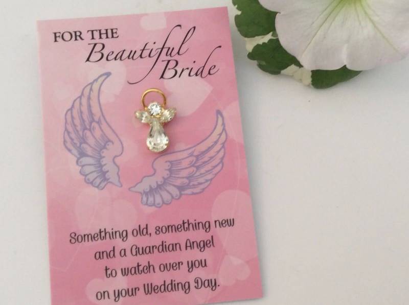 Schöne Braut Engel Pin Etwas Neues Hochzeit Andenken Crystal Strass Body von Prettyvintagebeads