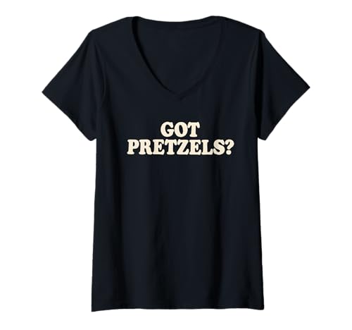Damen Got Brezeln T-Shirt mit V-Ausschnitt von Pretzel Costume German
