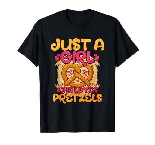 Just A Girl Who Loves Brezel T-Shirt von Pretzel Costume German