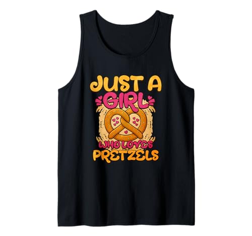 Just A Girl Who Loves Brezel Tank Top von Pretzel Costume German
