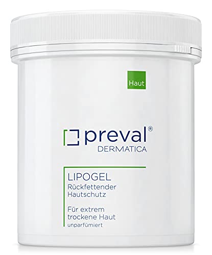 preval® LIPOGEL | Handcreme | Rückfettender Haut- und Kälteschutz für extrem trockene Haut | 400 g von Preval