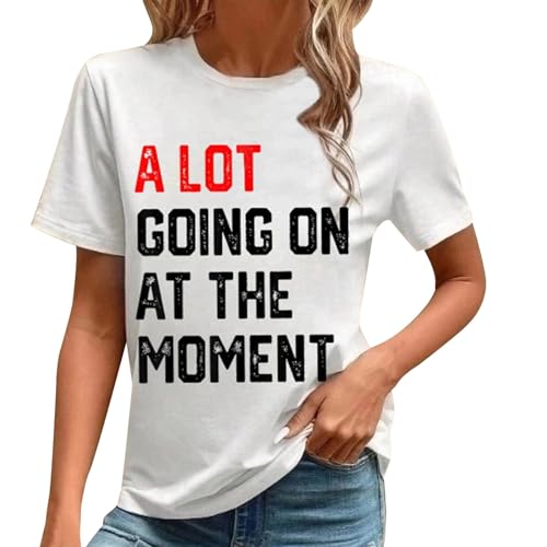 A Lot Going On at The Moment Shirt für Damen Musik Casual Tops von Prevently