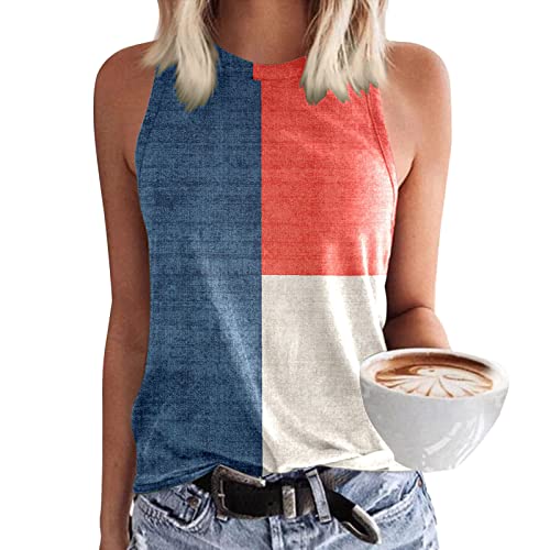 Weste Damen Sommer Ärmellose Shirt LäSsig Gradient Kokosnuss Oberteile Tank Top Rundhalsausschnitt von Prevently