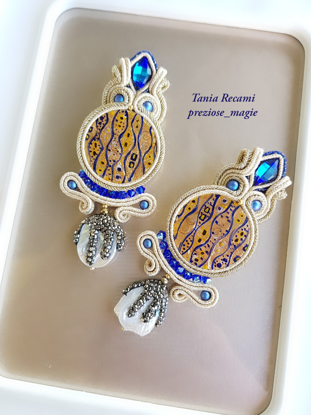 Soutache-Ohrringe Soutache-Ohrringe von PrezioseMagie