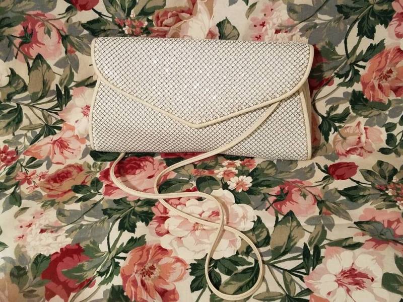Große Weiße Clutch/Clutch | Clutch Retro/Mod Für Besondere Anlässe/Frühling/Sommer von PricelessTreasures01