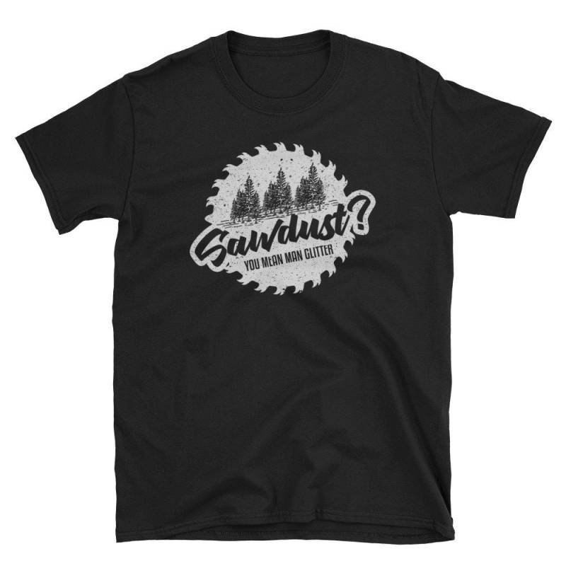 Holzbearbeitung Shirt, Geschenk, Zimmermann Holzarbeiter, Sägemehl Handyman Sie Meinen Mann Glitter von Pricity