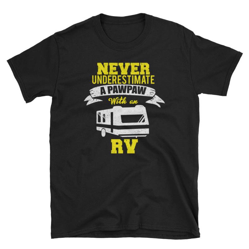 Opa Shirt, Geschenk, Camper Rv Leben, Pawpaw Geburtstag, Großvater Nie Unterschätzen Eine Mit Einem Wohnmobil von Pricity