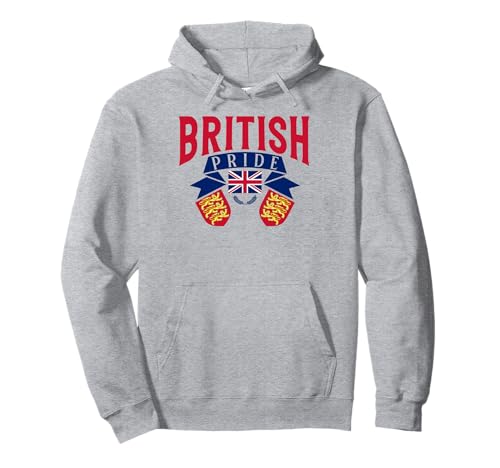 British Pride Wappen für Männer und Frauen. Pullover Hoodie von Pride Coat of Arms Products