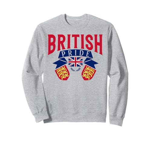 British Pride Wappen für Männer und Frauen. Sweatshirt von Pride Coat of Arms Products
