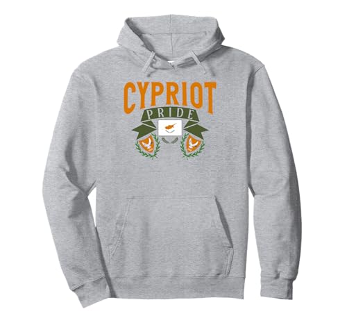 Cypriot Pride Wappen für Männer und Frauen. Pullover Hoodie von Pride Coat of Arms Products