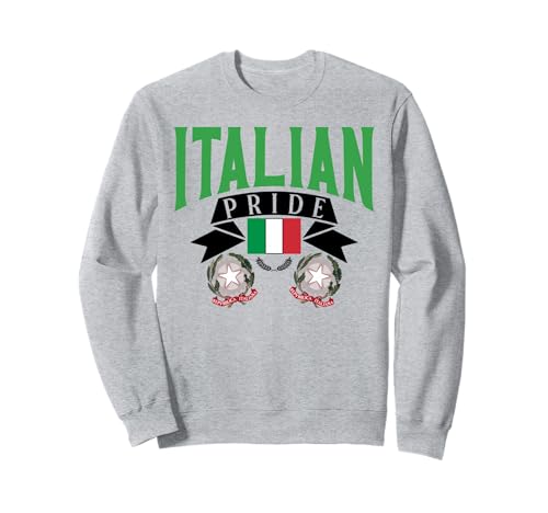 Italian Pride Wappen für Männer und Frauen. Sweatshirt von Pride Coat of Arms Products
