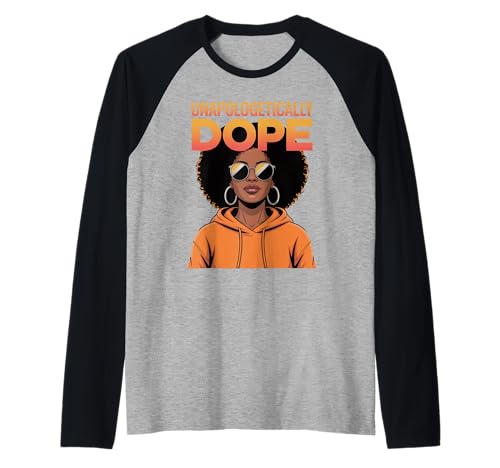 Unapologetisch cool Afro Woman Empowerment Kunst Frauen Männer Raglan Unapologetisch cool Afro Woman Empowerment Kunst Frauen Männer Raglan von Pride Culture Black Girl Magic Melanin Beauty