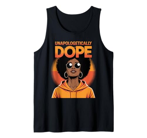 Unapologetisch cool Afro Woman Empowerment Kunst Frauen Männer Tank Top von Pride Culture Black Girl Magic Melanin Beauty