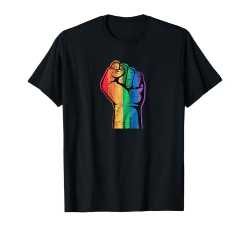 LGBT LGBTQ Gay Pride Faust Schwule Lesben Männer Frauen T-Shirt von Gay Pride Lesbisch Schwul Regenbogen Lgbtq Lgbt