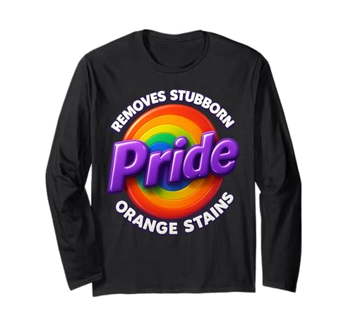Pride entfernt hartnäckige Orangenflecken Pride Month LGBTQ Men Langarmshirt Pride entfernt hartnäckige Orangenflecken Pride Month LGBTQ Men Langarmshirt von Pride Removes Stubborn Orange Stains Pride Month