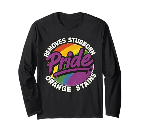 Pride entfernt hartnäckige Orangenflecken Pride Month LGBTQ Men Langarmshirt Pride entfernt hartnäckige Orangenflecken Pride Month LGBTQ Men Langarmshirt von Pride Removes Stubborn Orange Stains Pride Month
