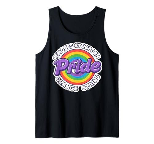 Pride entfernt hartnäckige Orangenflecken Pride Month LGBTQ Men Tank Top Pride entfernt hartnäckige Orangenflecken Pride Month LGBTQ Men Tank Top von Pride Removes Stubborn Orange Stains Pride Month