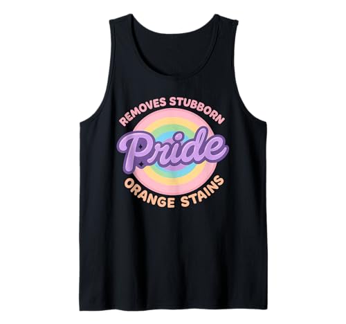Pride entfernt hartnäckige Orangenflecken Pride Month LGBTQ Men Tank Top Pride entfernt hartnäckige Orangenflecken Pride Month LGBTQ Men Tank Top von Pride Removes Stubborn Orange Stains Pride Month