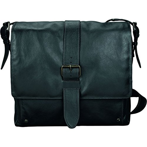 Pride and Soul Umhängetasche NEO, aus pflanzlich gegerbtes Rindleder, ca. 34 x 32 x 13 cm, dunkelbraun von Pride and Soul