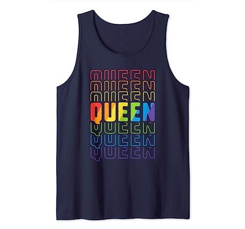 Queen LGBT Pride Regenbogenflagge Parade Ally Rally March Frauen Tank Top von Pride by 14th Floor
